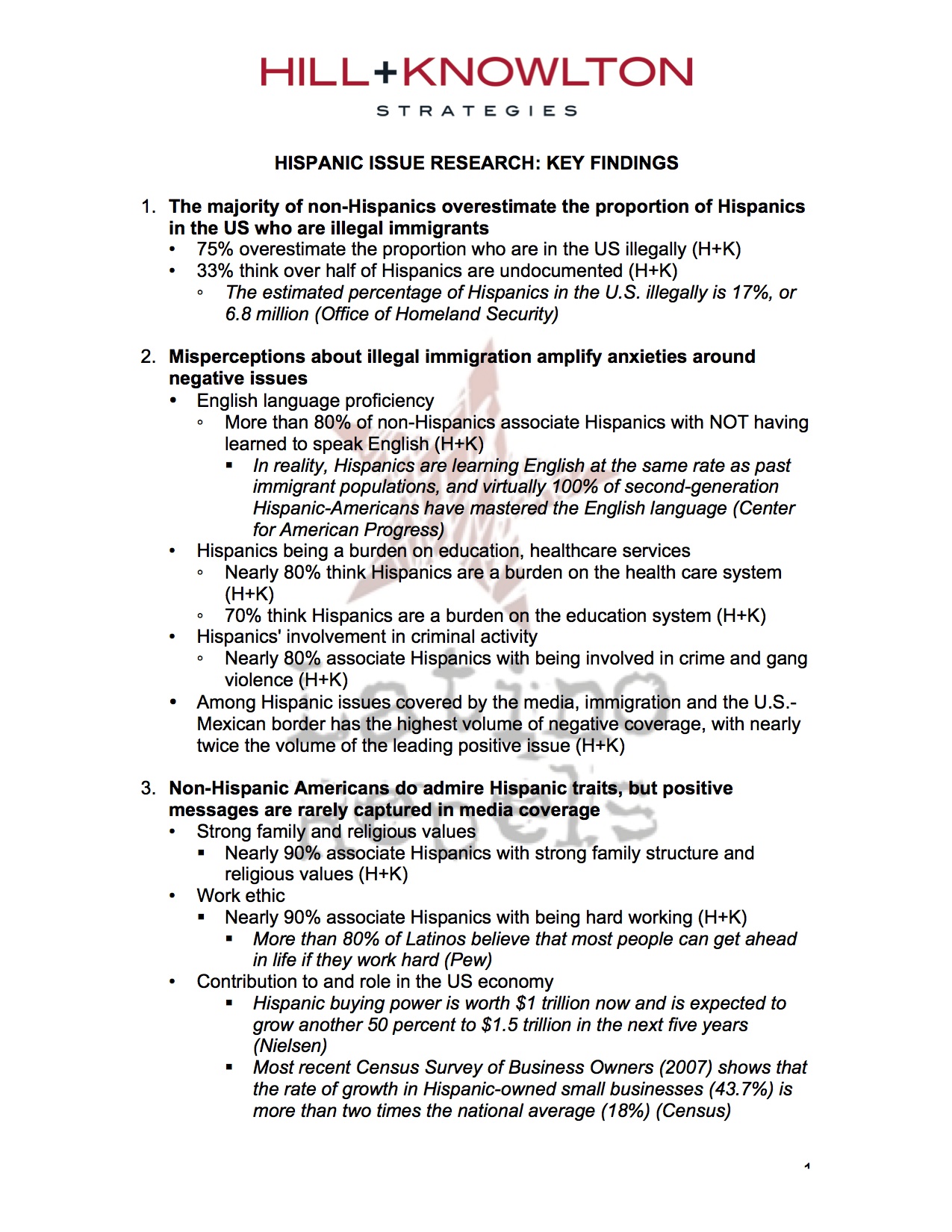134750977-Hill-and-Knowlton-Strategies-Key-Findings-of-Hispanic-Issues-Research