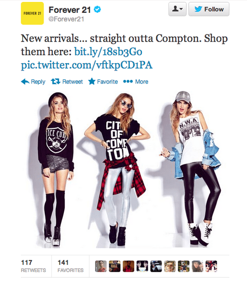 Forever-21-Publishes-Straight-Out-of-Compton-Campaign-Incites-Outrage