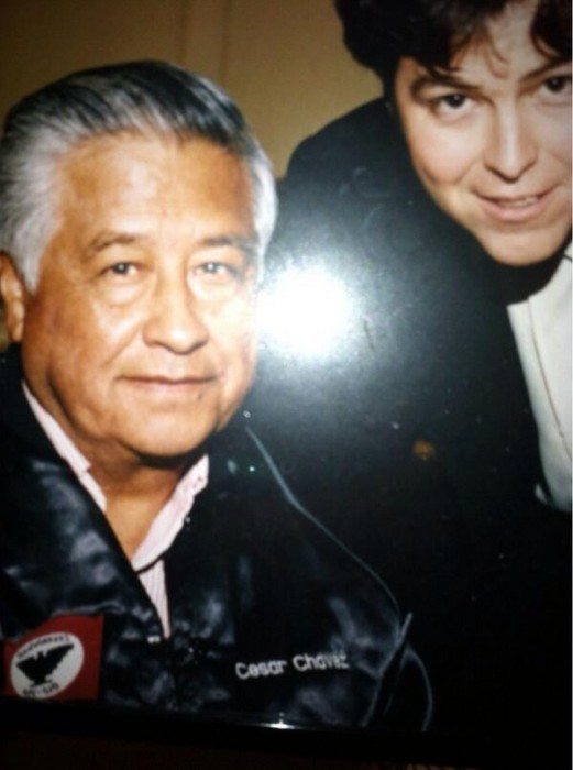 Chávez and the author