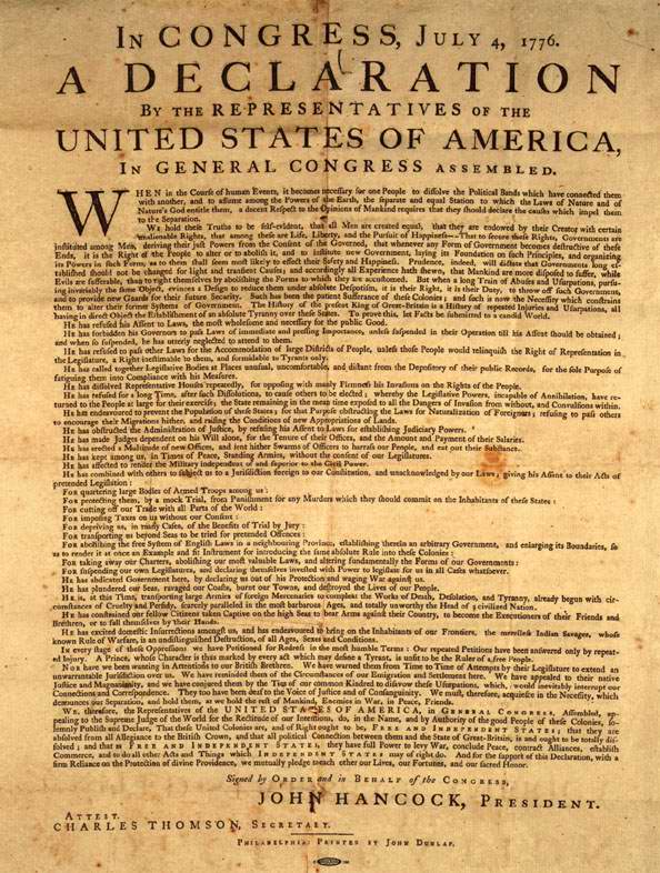The Declaration of Independence: The Full Text in English.... and Spanish - Latino Rebels