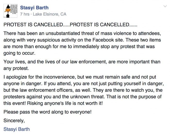 Cancelled