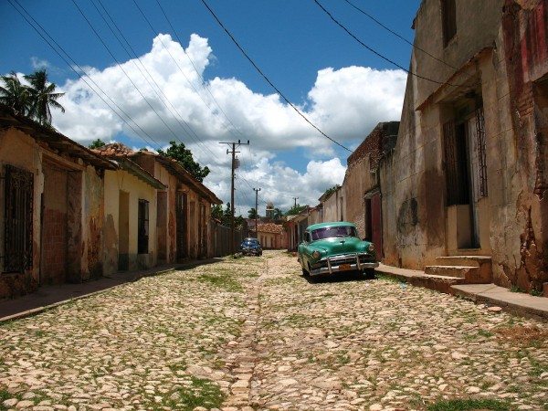 A street in Trinidad, Cuba. (CREDIT: José Porras, Wikimedia Commons)