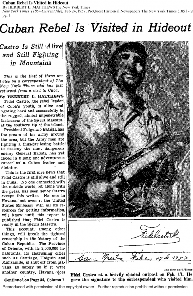 Cuban rebel