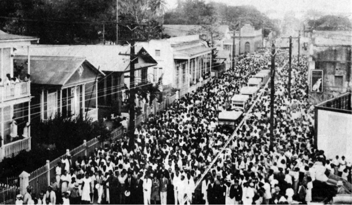 Funeral procession for victims of the Ponce Massacre