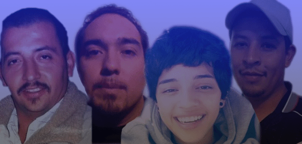 Left to right: Antonio Zambrano-Montes, Jessica Hernández, Alex Nieto, Rubén García (via LatinoUSA)