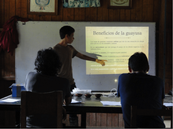 Examen en Sarayaku