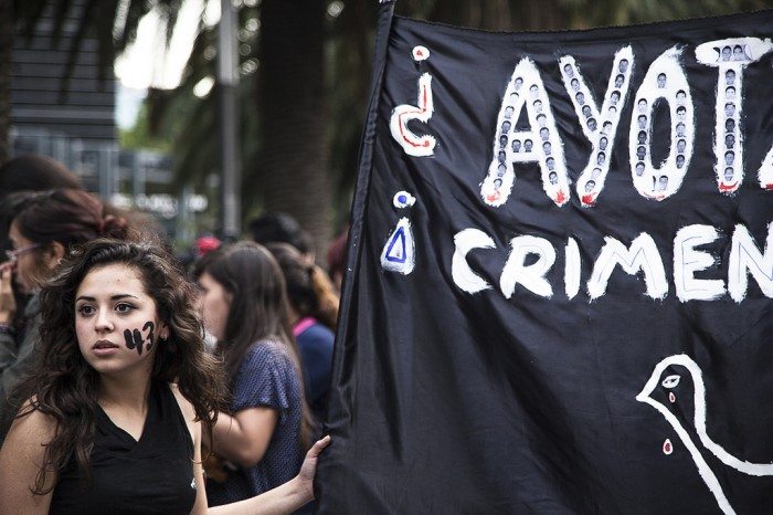 A protest in Mexico City for the 43 missing students, December 2014 (Somos El Medio/Flickr)