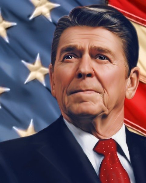 Ronald Reagan, 40th president of the United States (Edalisse Hirst/Flickr)