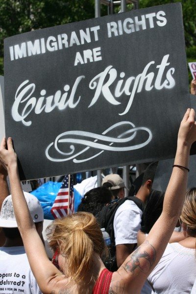 Immigration reform rally in Washington D.C., May 2010 (Nevele Otseog/Flickr)