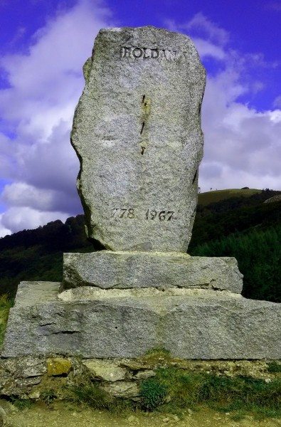 Monument to Roland at Ibañeta Pass