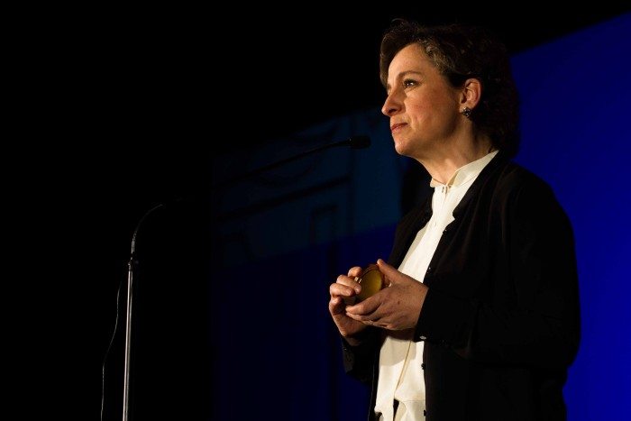 Award-winning Mexican journalist Carmen Aristegui (Jeffrey Mercado)