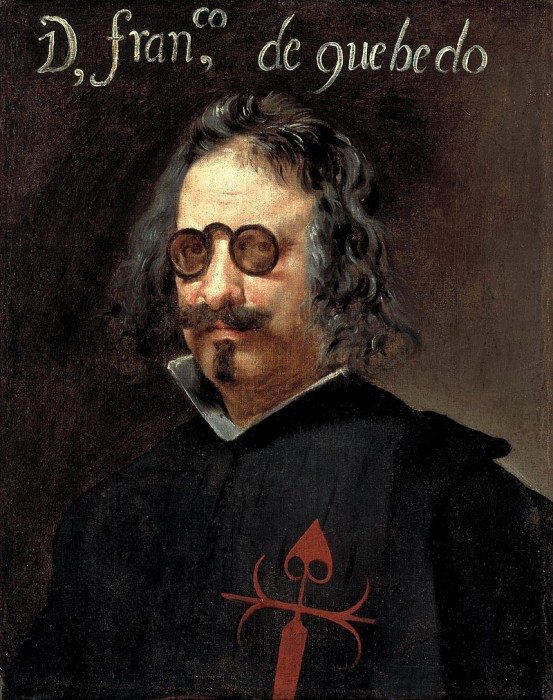 Portrait of Francisco de Quevedo by Juan van der Hamen