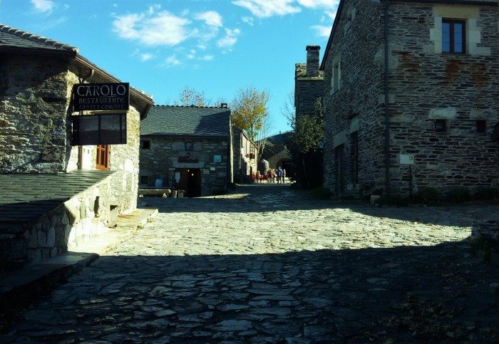 The village of O Cebreiro in Galicia, Spain, a place of much significance to Coelho 