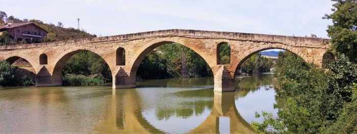 Puente La Reina in Navarra, Spain