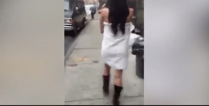 22-year-old being publicly shamed by her boyfriend