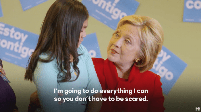 Hillary clinton immigration ad