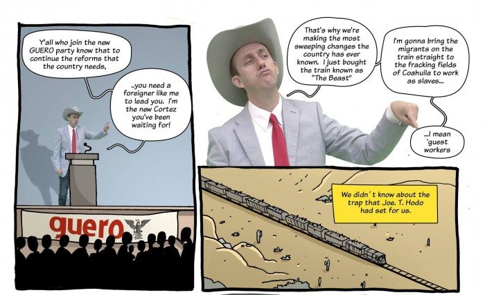 From 'Joe T. Hodo and His Fracking Migrants: Part 1' (El Chamuco)