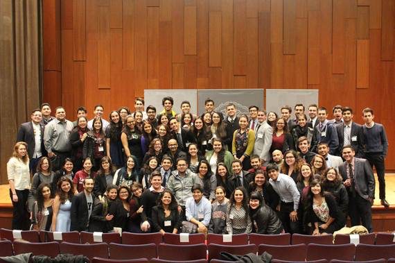 2015 Latinx Conference Participants at Brown. Photo by Taylor Michael.