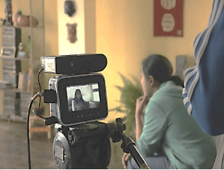 Joshi filmando