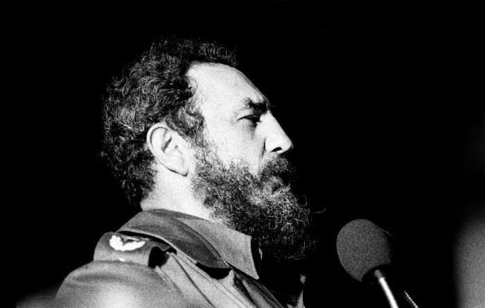 Castro speaking in 1978 (CREDIT: Marcelo Montecino)