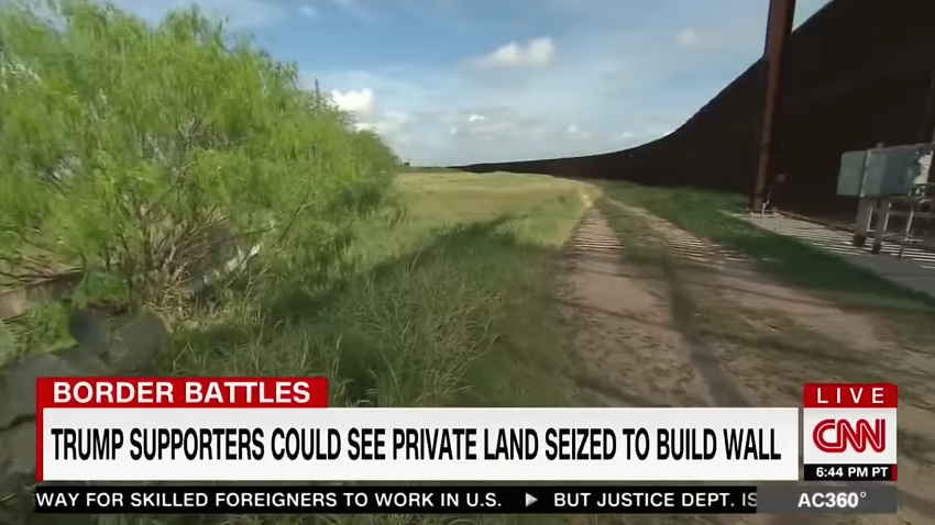 CNN Suddenly Discovers That Current Border Wall Forced Some Americans ...