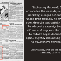 The 1974 Letter to the Editor Where César Chávez and the UFW Promoted Amnesty and Legal Residency for Undocumented Workers